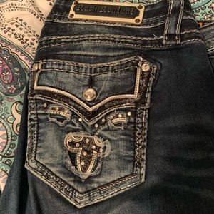Like new Curvy fit Mid Rise Rock Revival Jeans